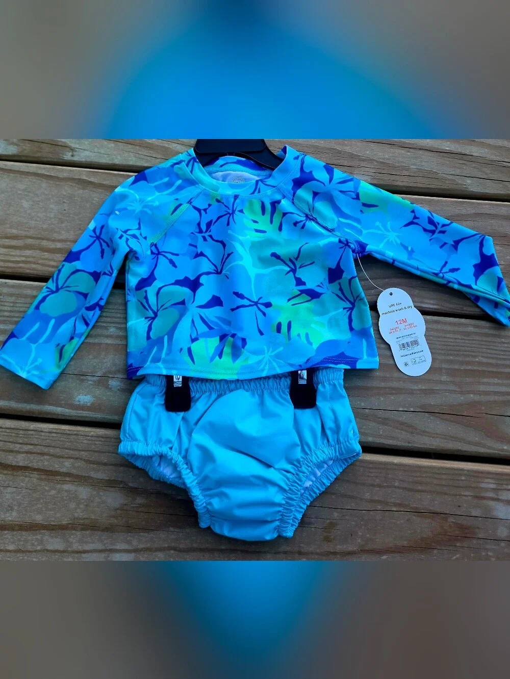 Wonder Nation Baby Diaper Cover Swimsuit